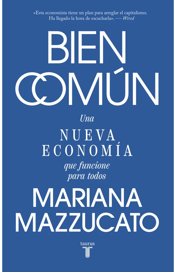 Portada de «Bien común», de Mariana Mazzucato