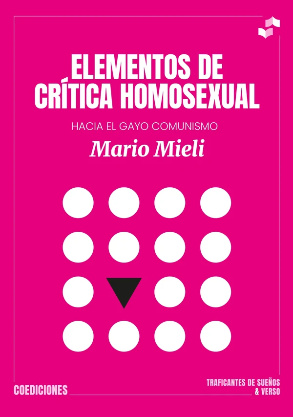 Portada de «Elementos de crítica homosexual», de Mario Mieli