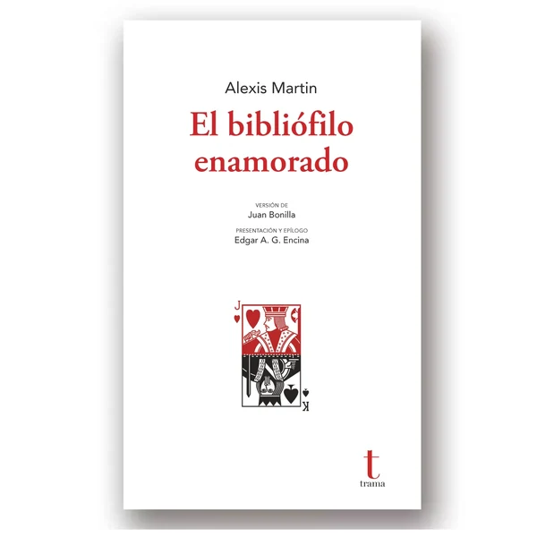 Portada de «El bibliófilo enamorado», de Alexis Martin