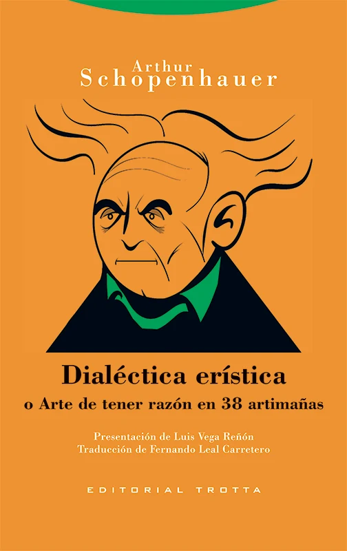 Portada de «Dialéctica erística», de Arthur Schopenhauer