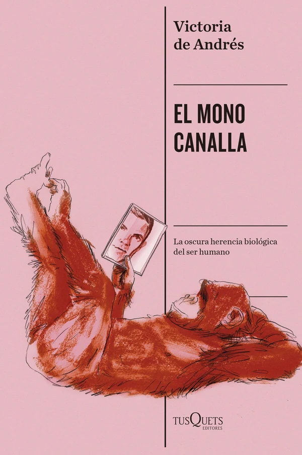 Portada de «El mono canalla», de Victoria de Andrés