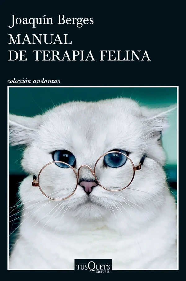 Portada de «Manual de terapia felina», de Joaquín Berges