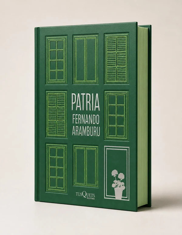 Portada de «Patria (edición 10 aniversario con cantos tintados)», de Fernando Aramburu