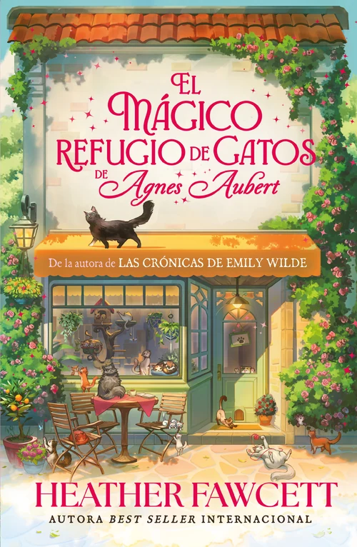 Portada de «El mágico refugio de gatos de Agnes Aubert», de Heather Fawcett