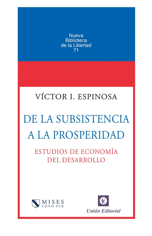 Portada de «De la subsistencia a la prosperidad», de Víctor I. Espinosa