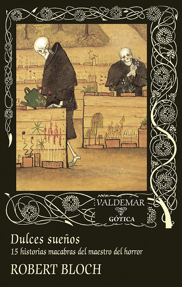 Portada de «Dulces sueños...», de Robert Bloch