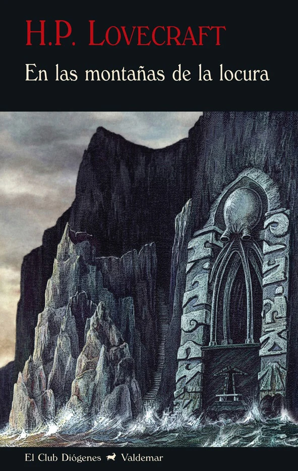 Portada de «En las montañas de la locura», de Howard Phillips Lovecraft