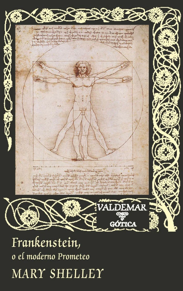 Portada de «Frankenstein», de Mary Shelley