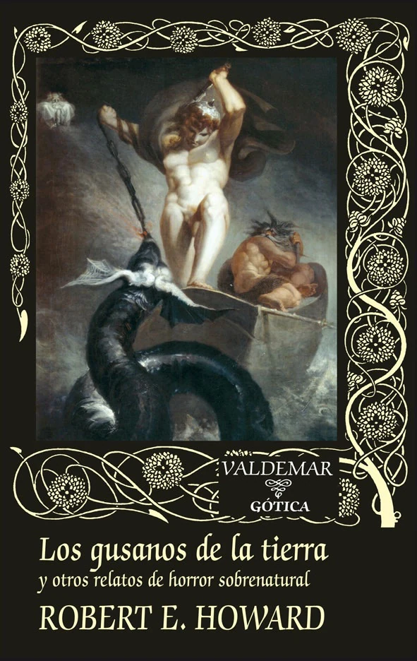 Portada de «Los gusanos de la tierra», de Robert E. Howard
