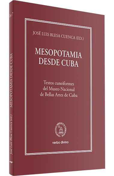 Portada de «Mesopotamia desde Cuba», de Alfonso Vives Cuesta, Ana María Pérez Cubillo, Ernesto Caveda de la Guardia, Jesús García Recio, José Andrés Sánchez Abarrio, José Antonio Argüello Zavala, José Antonio Castro Lodeiro, José Luis Blesa Cuenca, Pedro Blanco Rubio, Silvia Nicolás Alonso