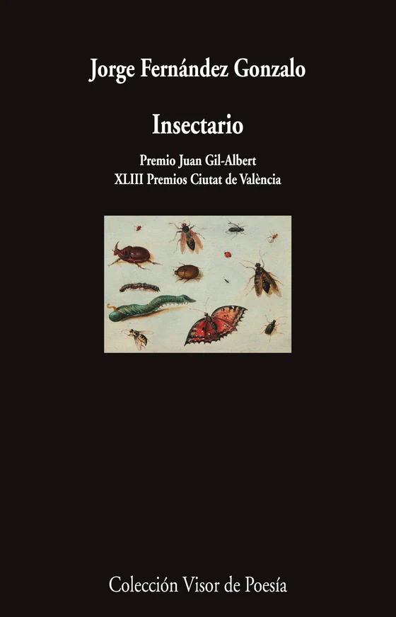 Portada de «Insectario», de Jorge Fernández Gonzalo