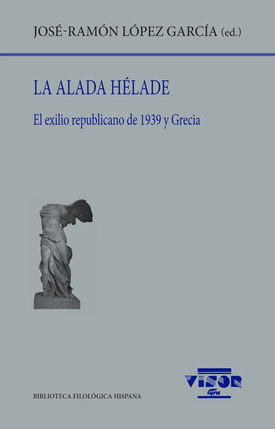 Portada de «La alada Hélade», de José-Ramón López García