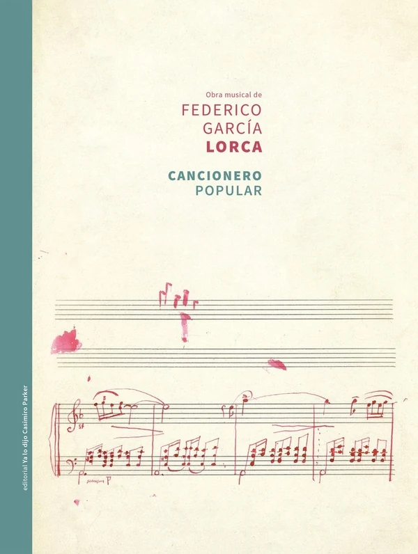 Portada de «Cancionero popular», de Federico García Lorca