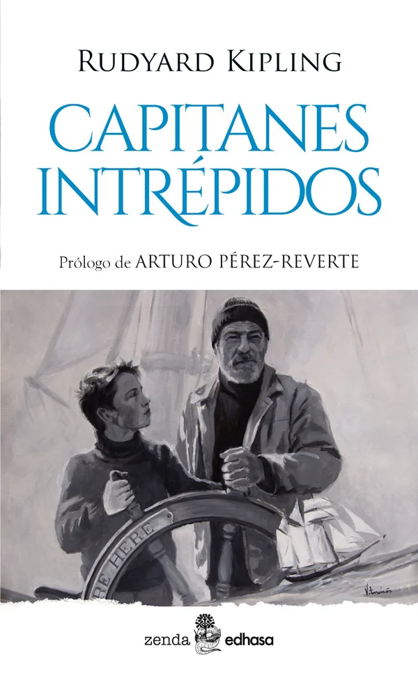 Portada de «Capitanes intrépidos», de Rudyard Kipling